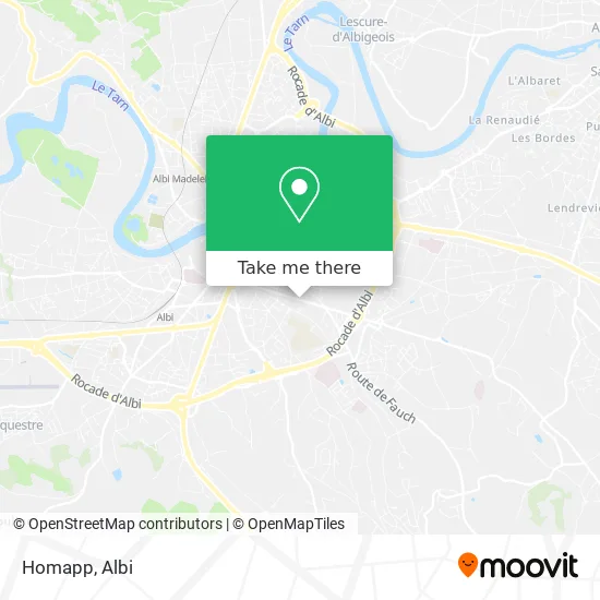 Homapp map
