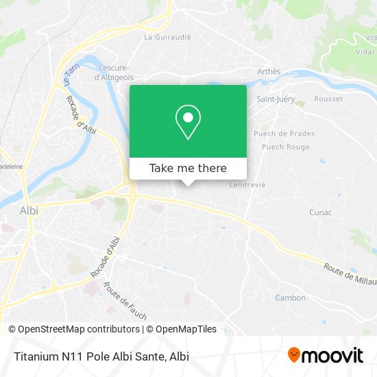 Titanium N11 Pole Albi Sante map