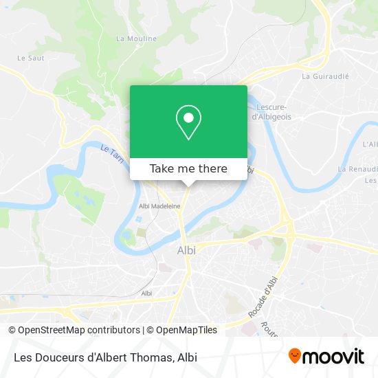 Les Douceurs d'Albert Thomas map