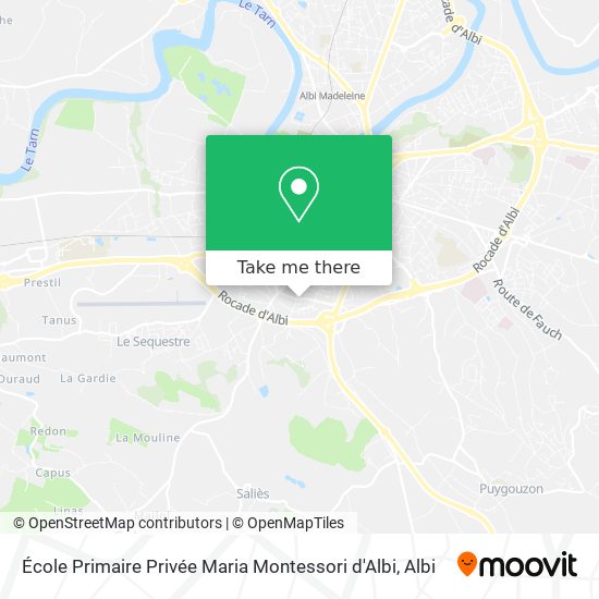 École Primaire Privée Maria Montessori d'Albi map