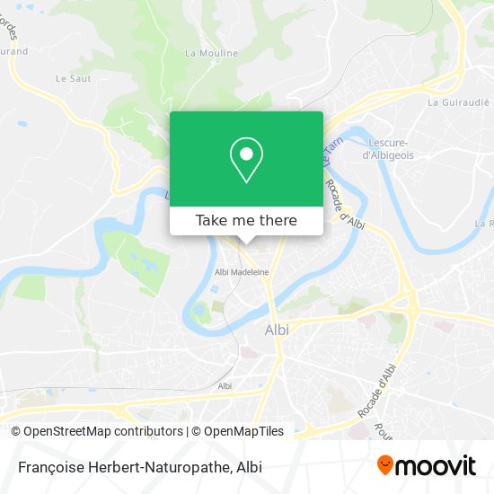 Françoise Herbert-Naturopathe map