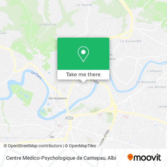 Centre Médico-Psychologique de Cantepau map