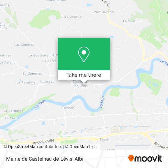 Mairie de Castelnau-de-Lévis map