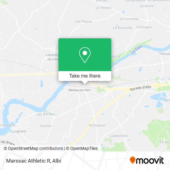 Mapa Marssac Athletic R