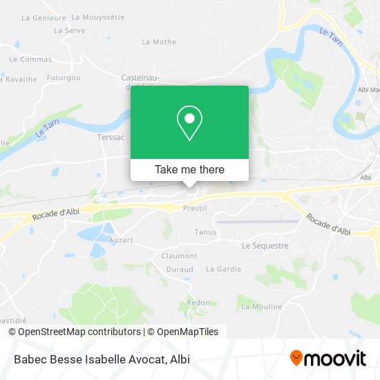 Babec Besse Isabelle Avocat map