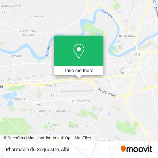 Pharmacie du Sequestre map