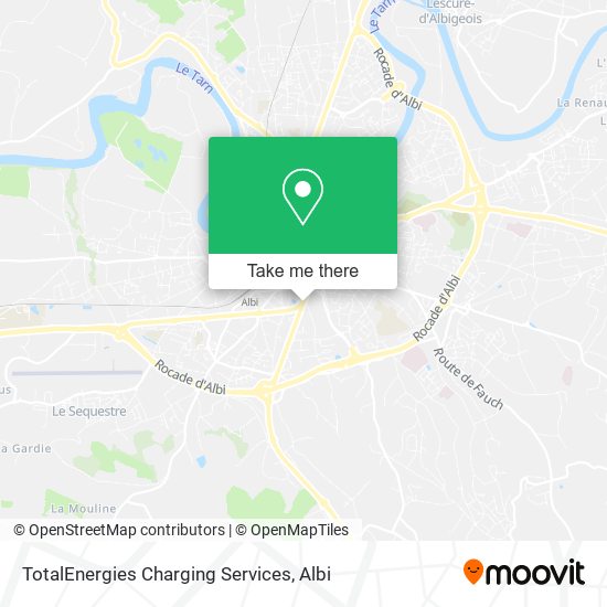 TotalEnergies Charging Services map