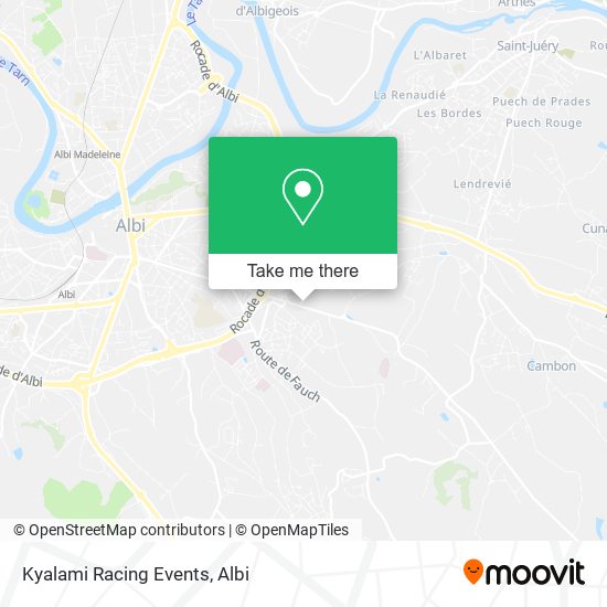 Mapa Kyalami Racing Events