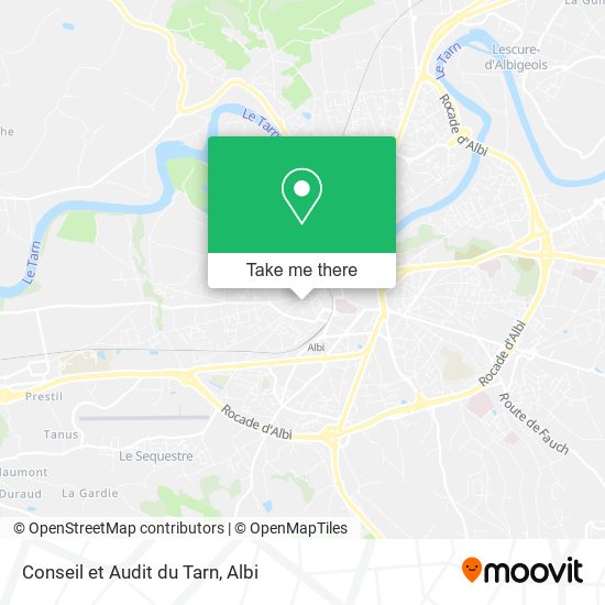 Conseil et Audit du Tarn map