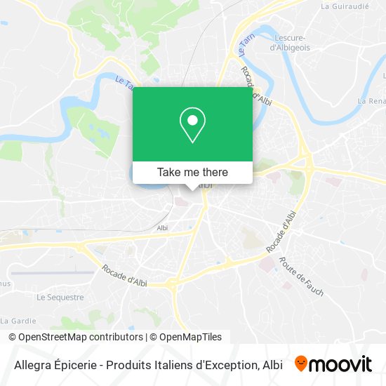 Allegra Épicerie - Produits Italiens d'Exception map