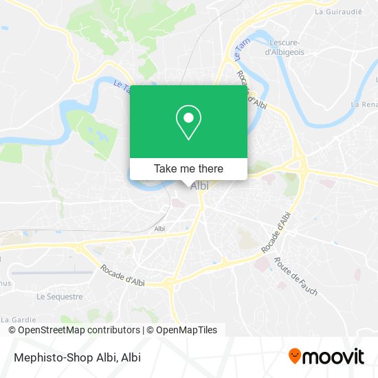 Mephisto-Shop Albi map