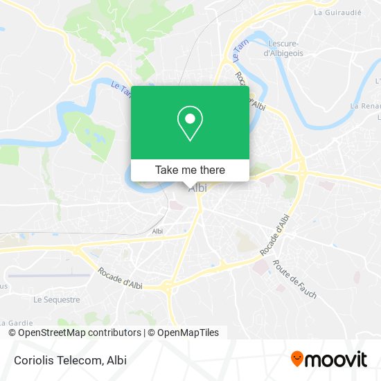 Mapa Coriolis Telecom