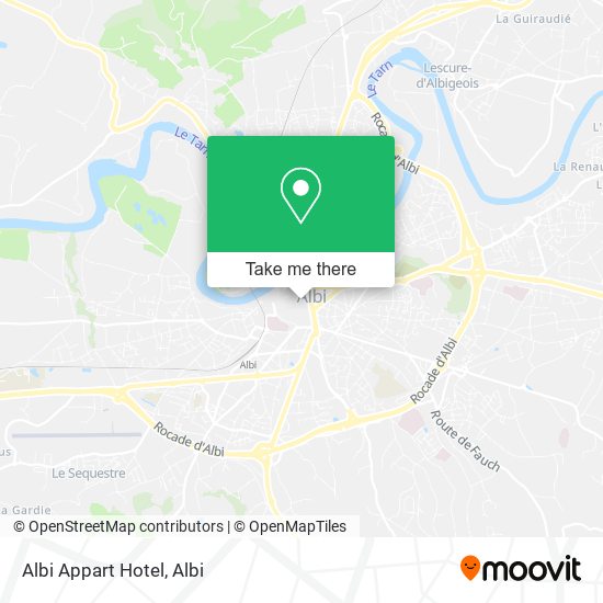 Albi Appart Hotel map