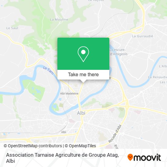 Mapa Association Tarnaise Agriculture de Groupe Atag