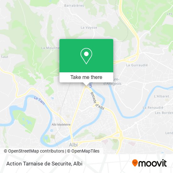 Mapa Action Tarnaise de Securite