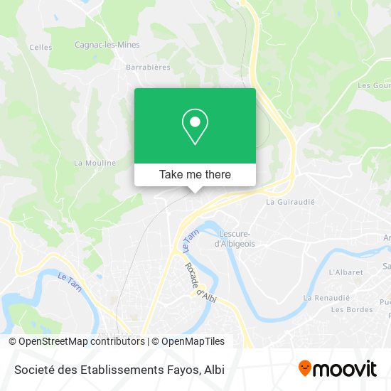 Societé des Etablissements Fayos map