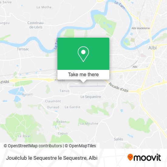 Jouéclub le Sequestre le Sequestre map