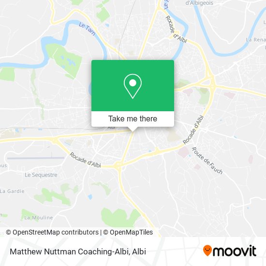 Matthew Nuttman Coaching-Albi map