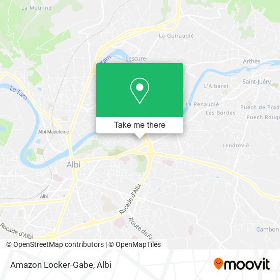 Amazon Locker-Gabe map