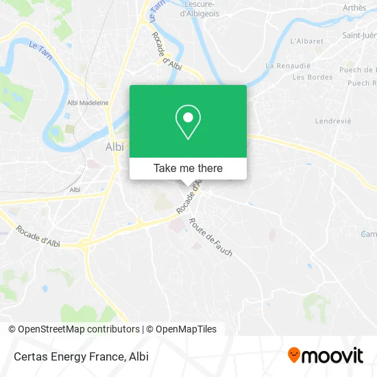 Certas Energy France map