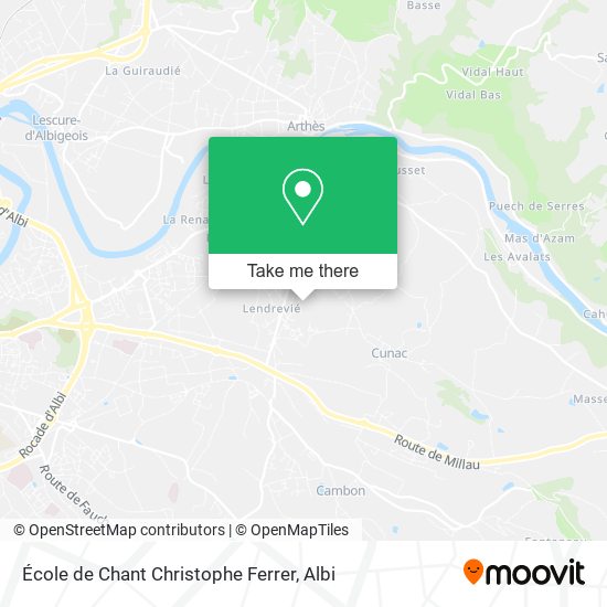 École de Chant Christophe Ferrer map