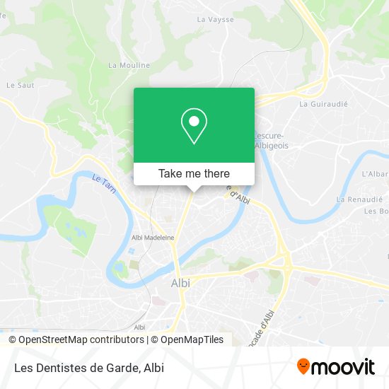 Les Dentistes de Garde map