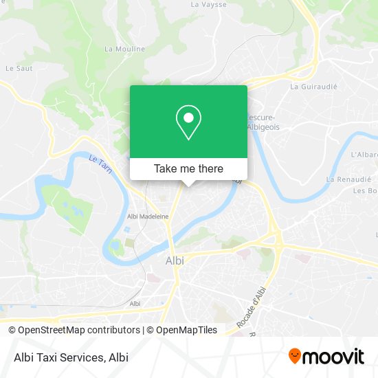 Albi Taxi Services map