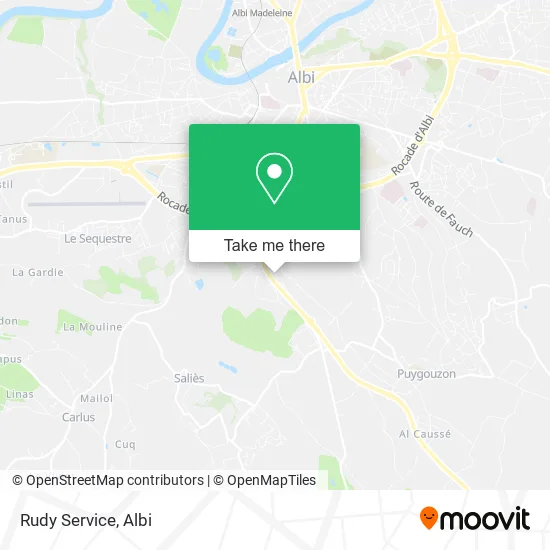 Rudy Service map