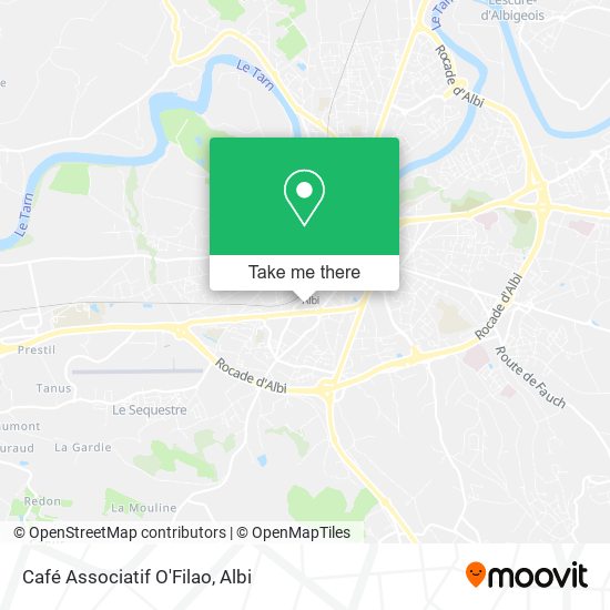 Café Associatif O'Filao map