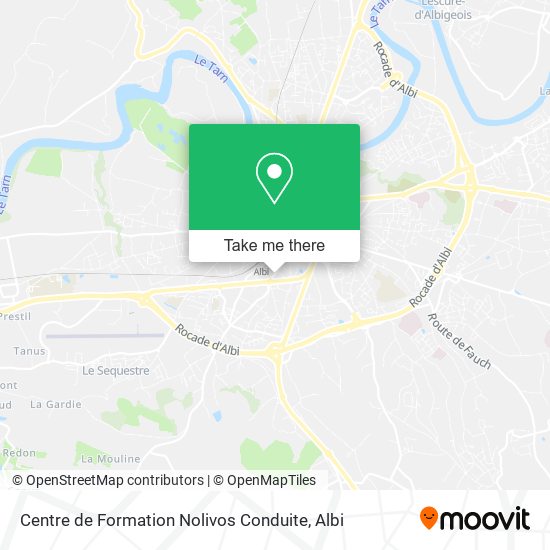 Centre de Formation Nolivos Conduite map
