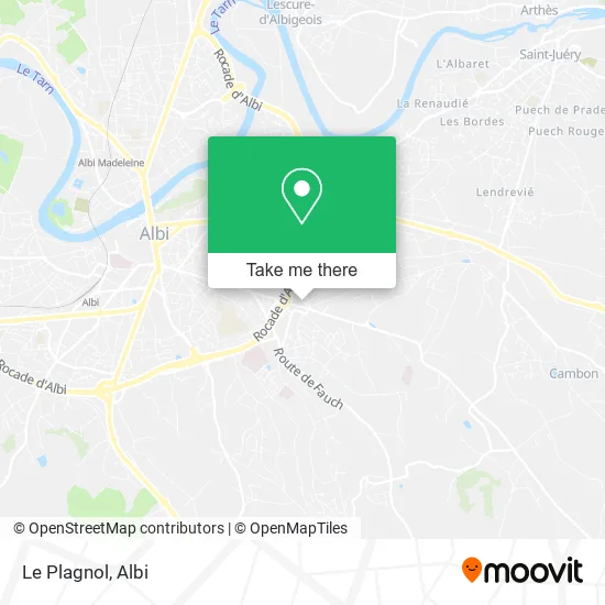 Le Plagnol map