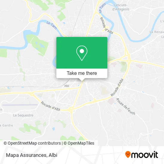 Mapa Assurances map