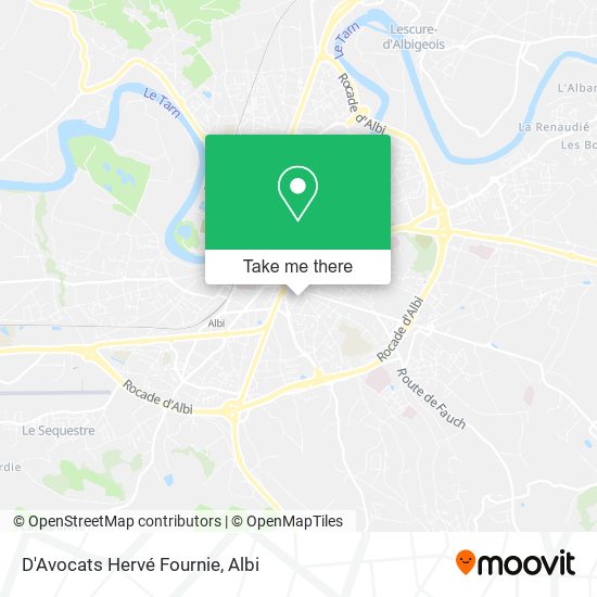 D'Avocats Hervé Fournie map