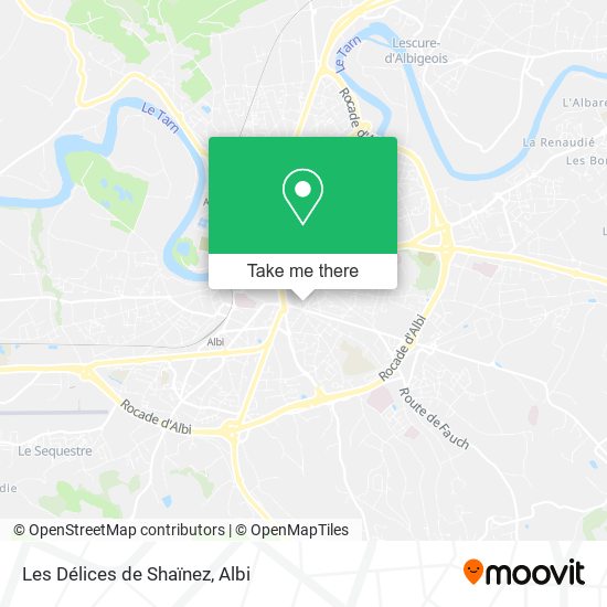 Les Délices de Shaïnez map