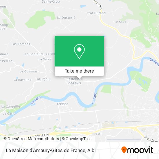 La Maison d'Amaury-Gîtes de France map