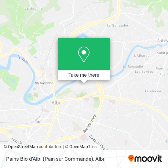 Pains Bio d'Albi (Pain sur Commande) map
