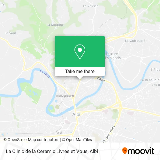 La Clinic de la Ceramic Livres et Vous map