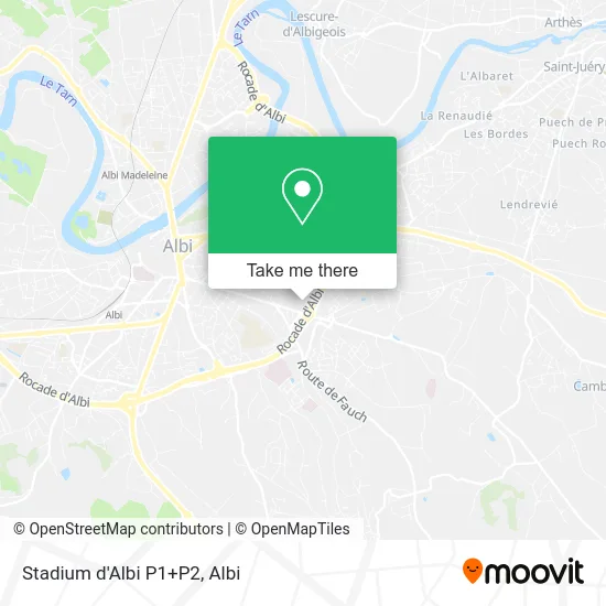 Stadium d'Albi P1+P2 map