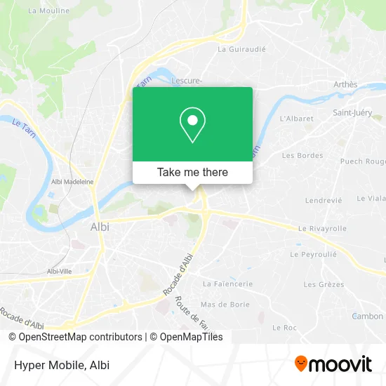 Hyper Mobile map