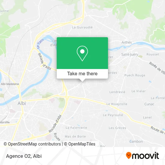Agence O2 map