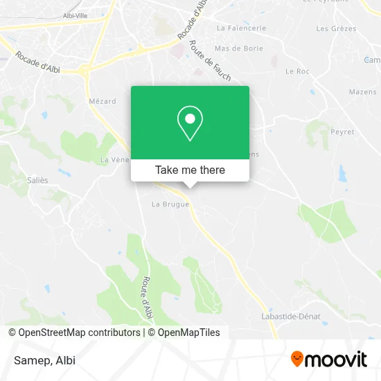 Samep map