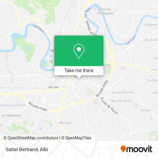 Saltel Bertrand map