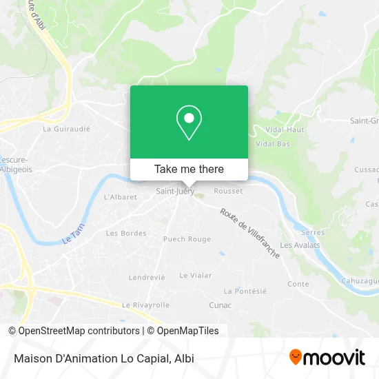 Maison D'Animation Lo Capial map