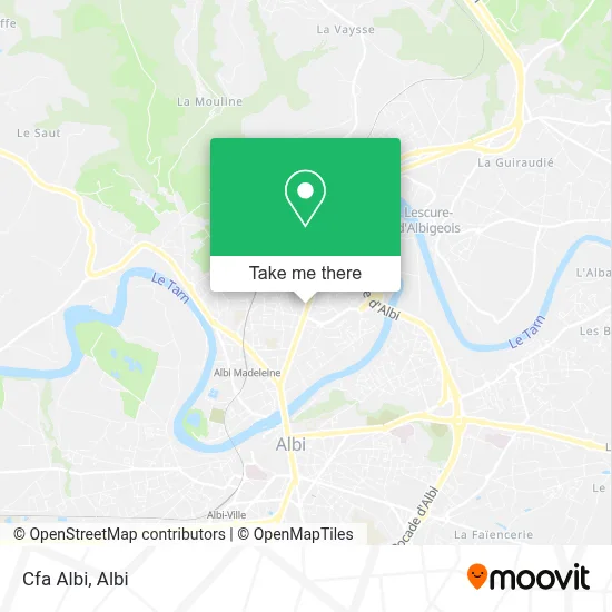 Cfa Albi map