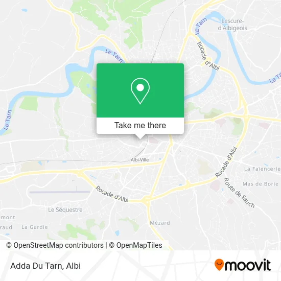 Adda Du Tarn map