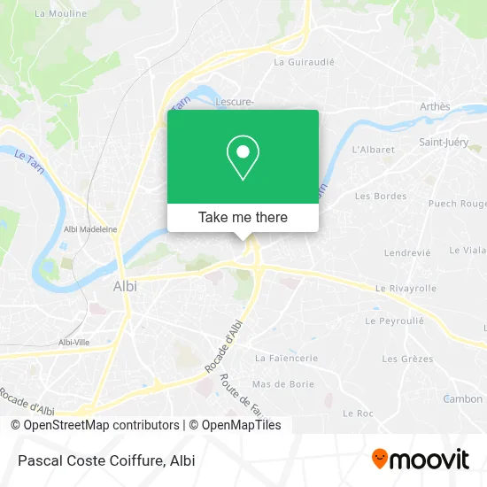 Pascal Coste Coiffure map