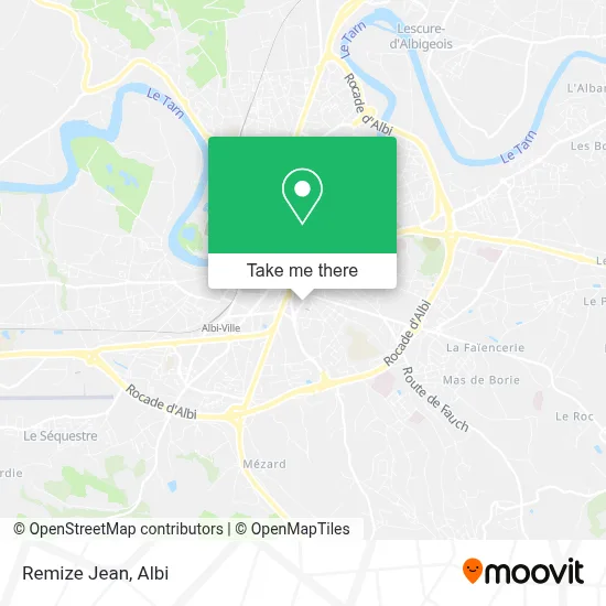 Remize Jean map