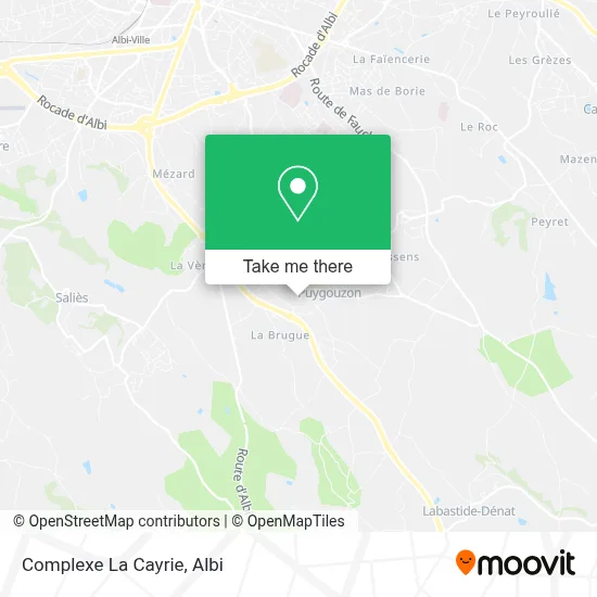 Complexe La Cayrie map