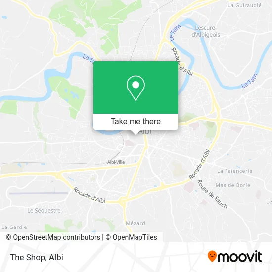 Le Shop map