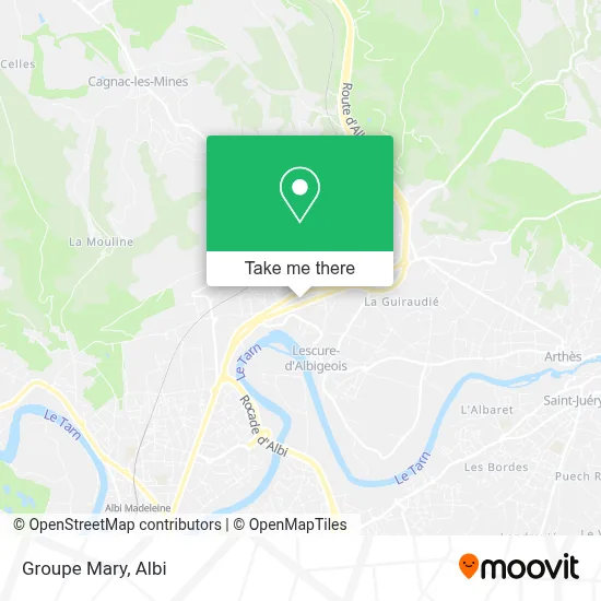 Groupe Mary map